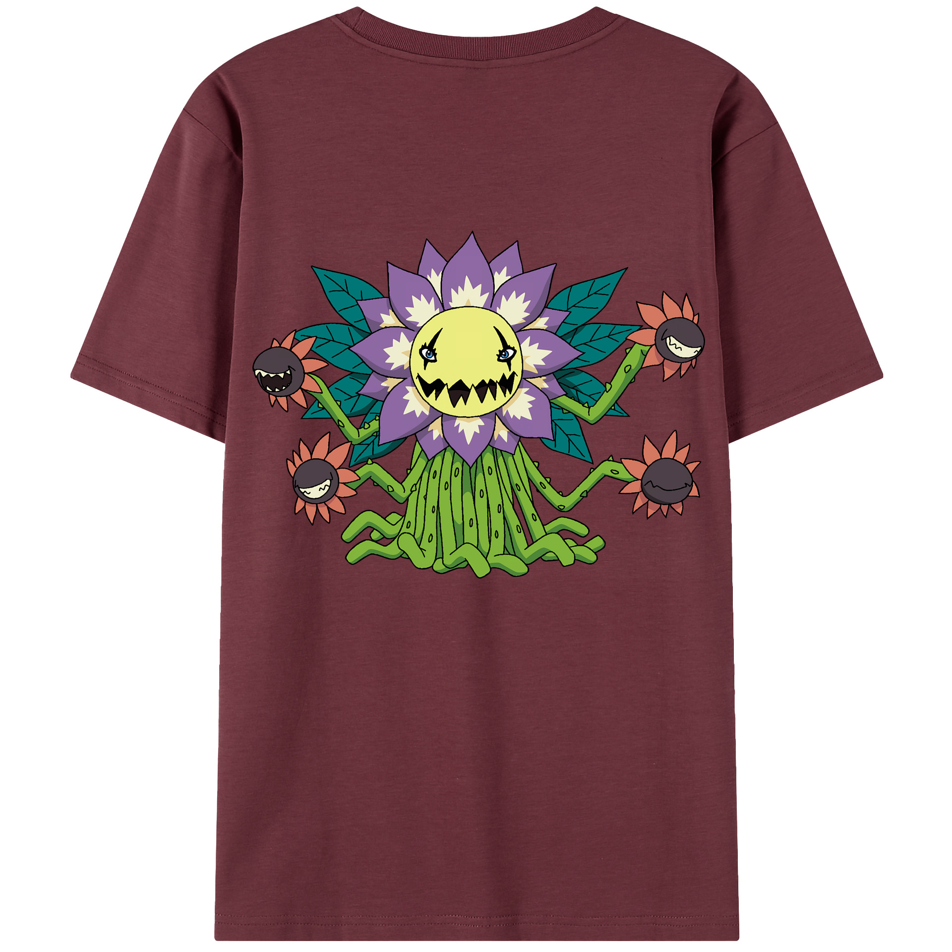 （画像用） Digimon デジタルモンスター/デジモン 綿100％半袖Tシャツ（背面プリント）